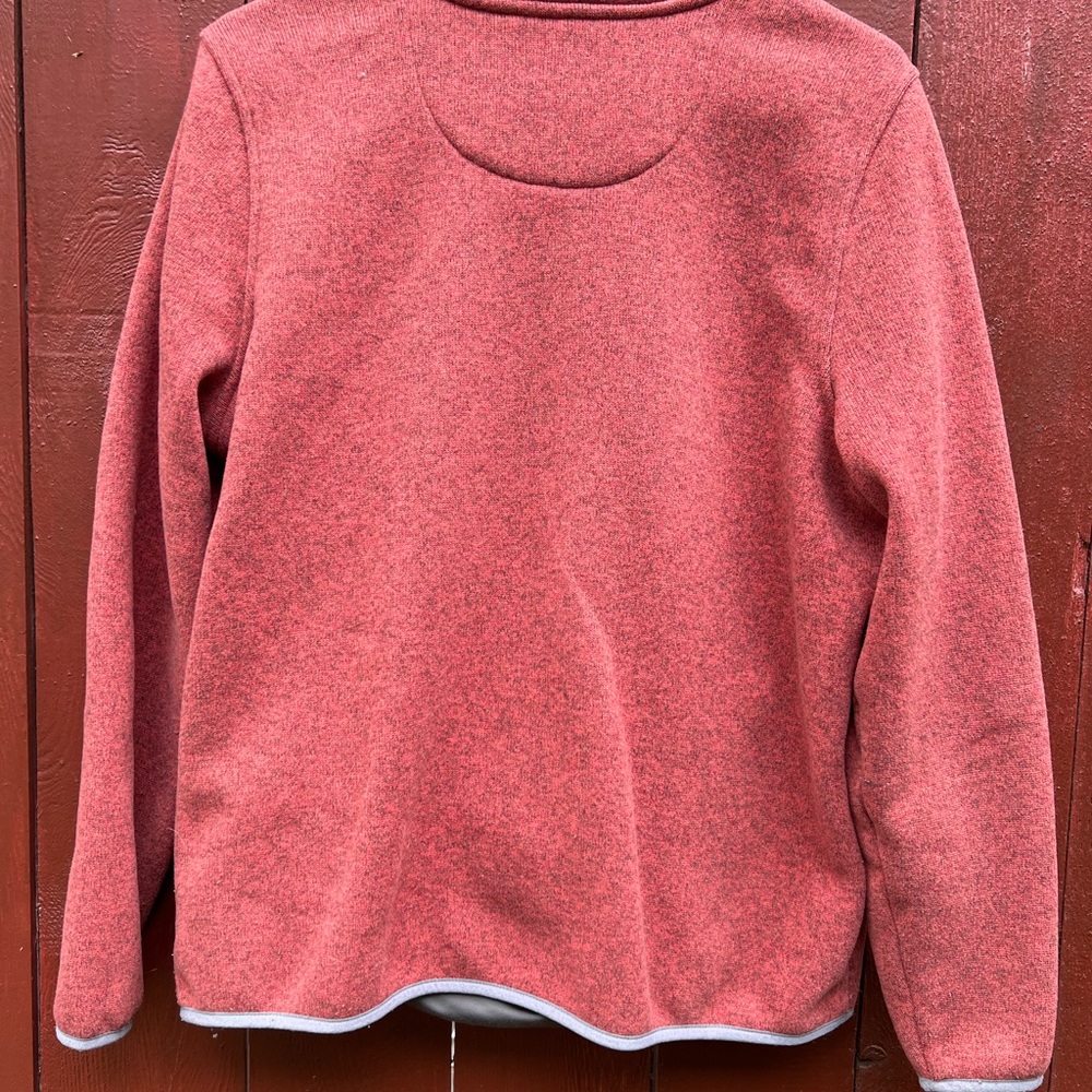 LL Bean knit 1/4 snap pullover - Picture 2 of 4